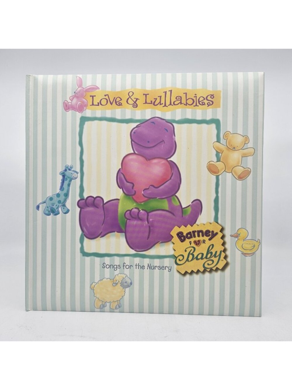Vintage Love & Lullabies Barney for Baby Book Hardback Songs for the Nursery